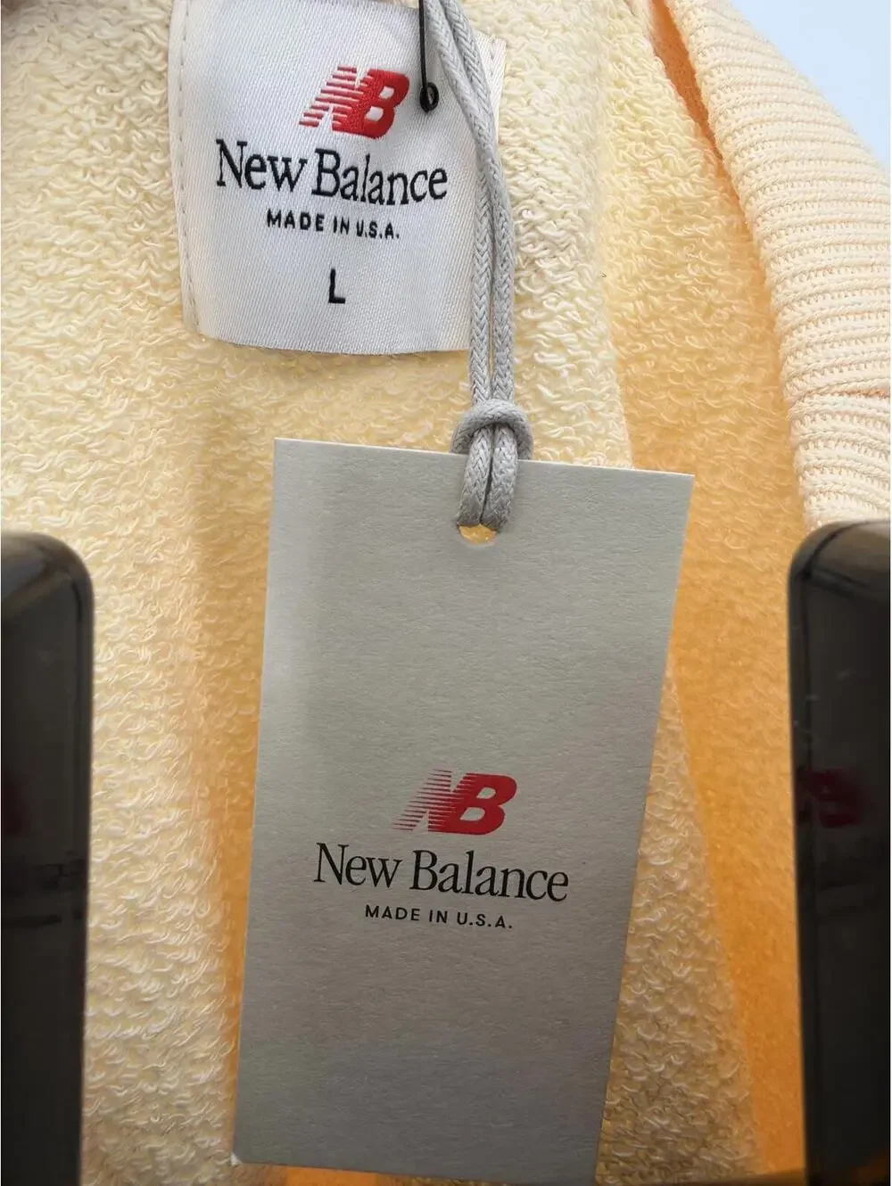 Vintage New Balance Minimalist Crewneck Sweatshirt Peach Large